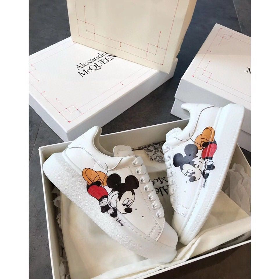 Designer Alexander McQueen Unisex Mickey sneakers
