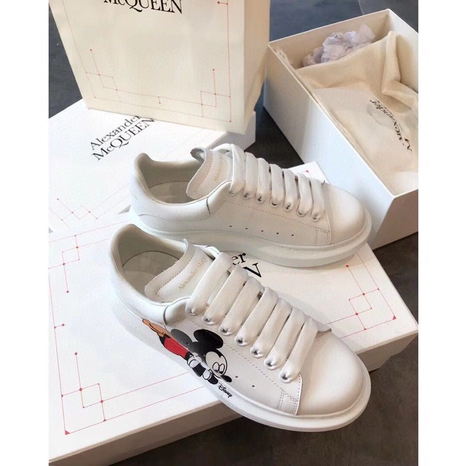 Designer Alexander McQueen Unisex Mickey sneakers