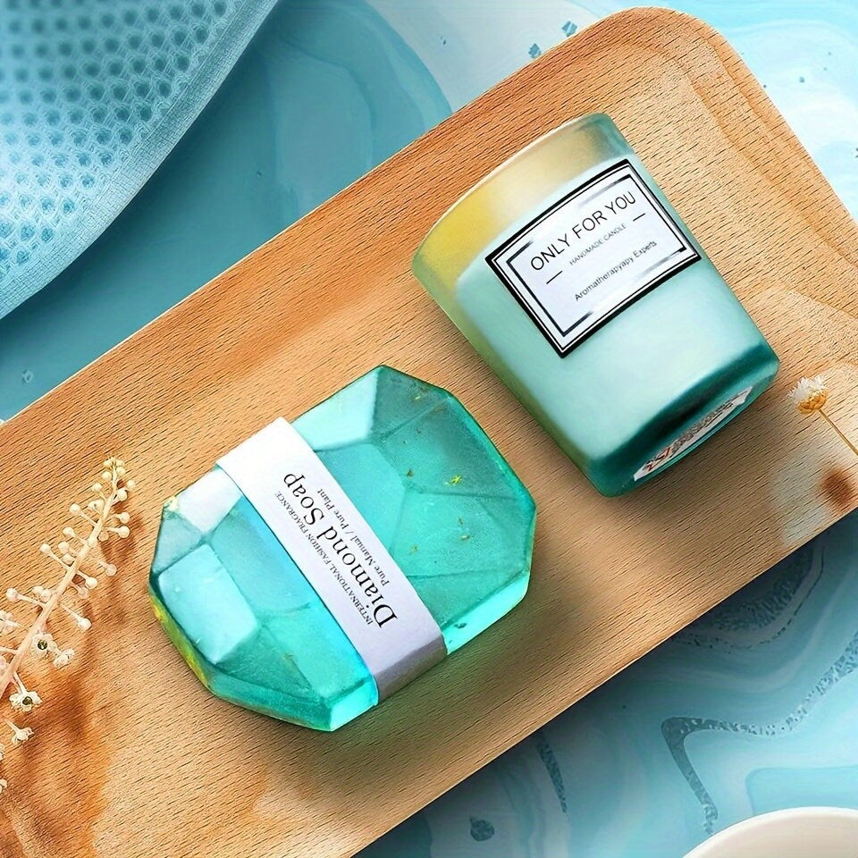 Luxurious Spa Gift Set with Bath Bomb, Bath Salt, Soap Bar and Candles. Perfect Mother's Day or Birthday Gift for Best Friend. Free Shipping