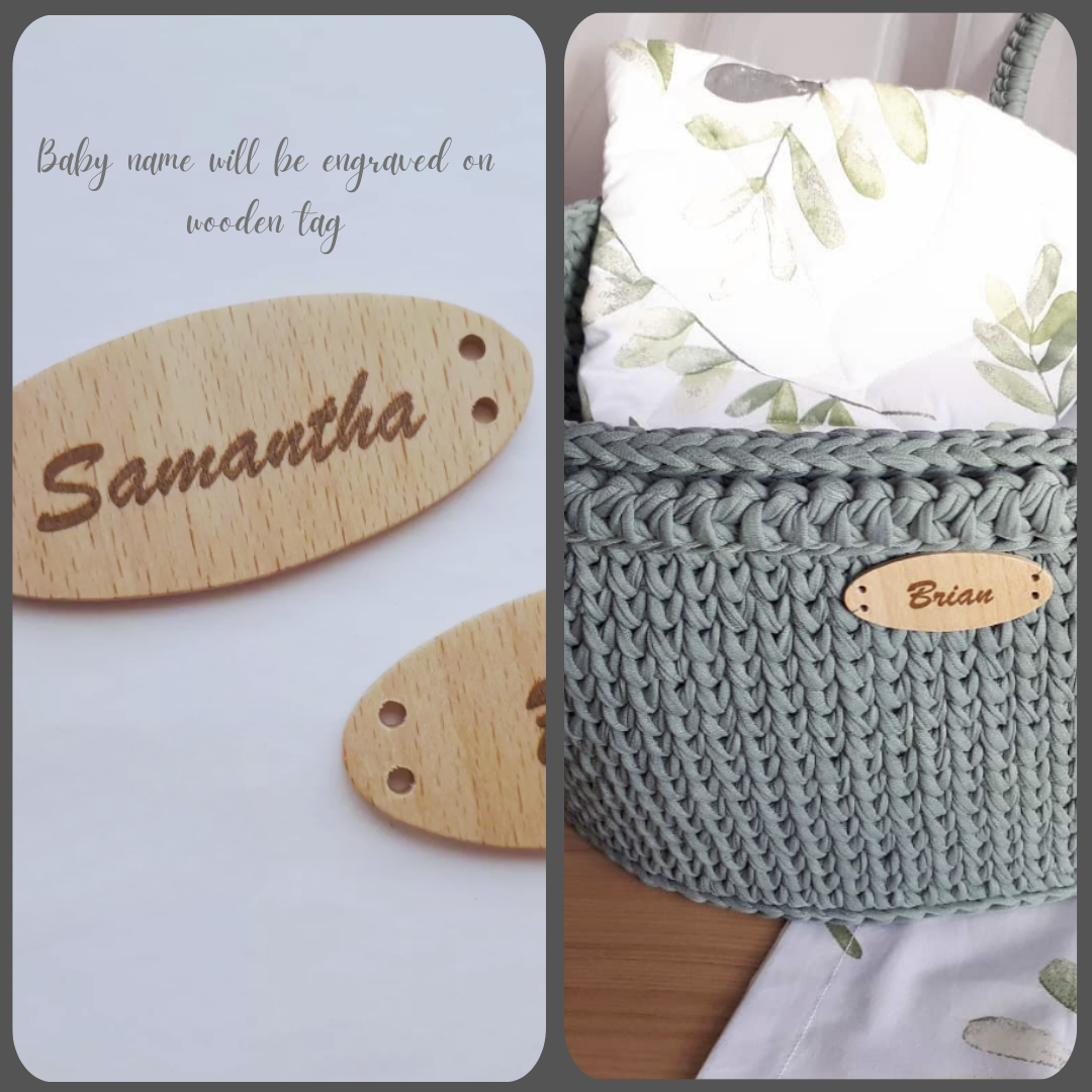 Anika: Eco-Friendly Handwoven Baby Bassinet - Organic, Natural, and Safe for Newborns +